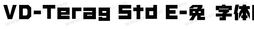 VD-Terag Std E字体转换